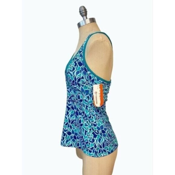 Merrell Nora Aruba Botanical Floral Racerback Yoga Tank NWT Medium - Picture 2 of 7